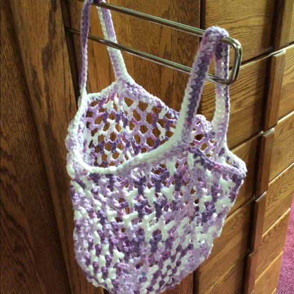 Hand crocheted bag never used. - Picture 4 of 4